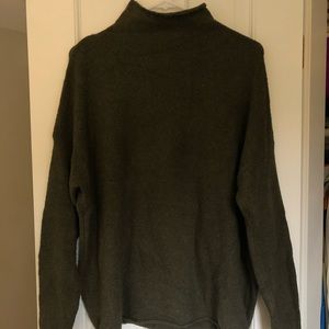 French Connections, Mock-Neck Olive Green Sweater
